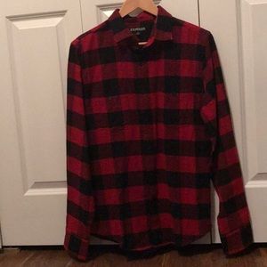 NWOT Men’s red and black flannel